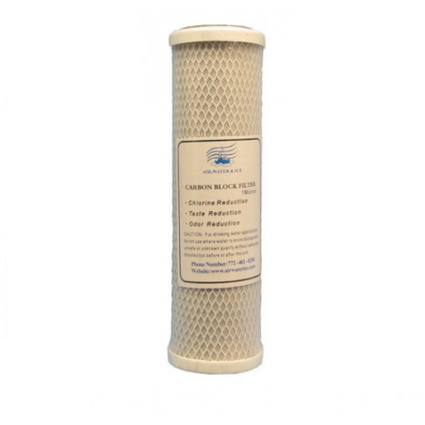 Carbon Block 1 Micron (Stage three) 14 oz