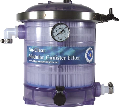 Inland Seas Nu-Clear Model 522 Mechanical & Chemical Canister Filter, 100 micron cartridge
